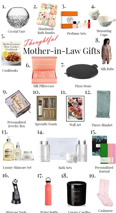 thoughtful gifts for mother in law